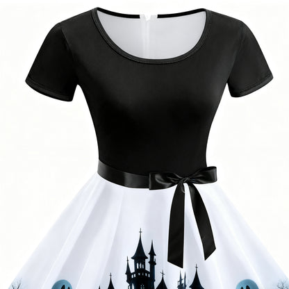 Adult Ghost Dress Daily Wear Women Holiday Cosplay Outfit Halloween Costume