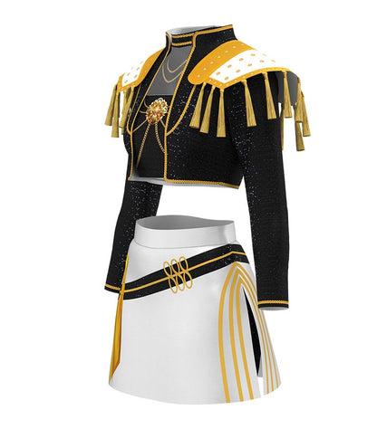 Kpop Mira Costume Golden Party Dress Up Outfit Halloween Cotume
